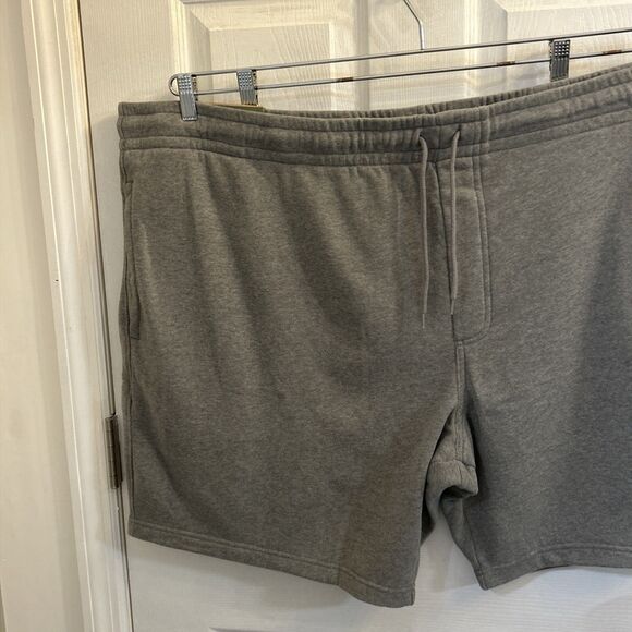 NWT Goodfellow & Co Men’s Big & Tall Knit Shorts Size 5XL, Light Gray - Picture 9 of 16
